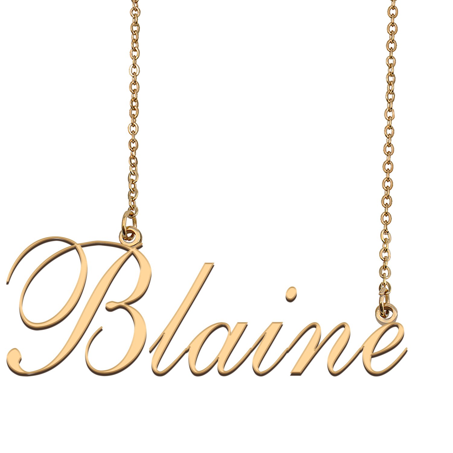 Custom Nameplate Necklace Personalized Jewelry Gifts for Women Blaine