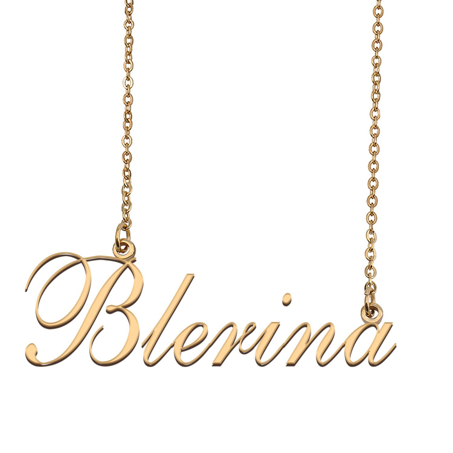 Custom Nameplate Necklace Personalized Jewelry Gifts for Women Blerina
