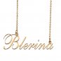 Custom Nameplate Necklace Personalized Jewelry Gifts for Women Blerina
