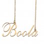 Custom Nameplate Necklace Personalized Jewelry Gifts for Women Boola