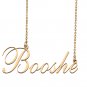 Custom Nameplate Necklace Personalized Jewelry Gifts for Women Booshe