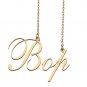 Custom Nameplate Necklace Personalized Jewelry Gifts for Women Bop