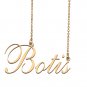 Custom Nameplate Necklace Personalized Jewelry Gifts for Women Botis