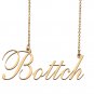 Custom Nameplate Necklace Personalized Jewelry Gifts for Women Bottch