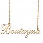 Custom Nameplate Necklace Personalized Jewelry Gifts for Women Boutayna