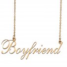 Custom Nameplate Necklace Personalized Jewelry Gifts for Women Boyfriend