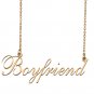 Custom Nameplate Necklace Personalized Jewelry Gifts for Women Boyfriend