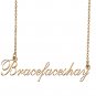 Custom Nameplate Necklace Personalized Jewelry Gifts for Women Bracefaceshay