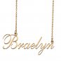 Custom Nameplate Necklace Personalized Jewelry Gifts for Women Braelyn