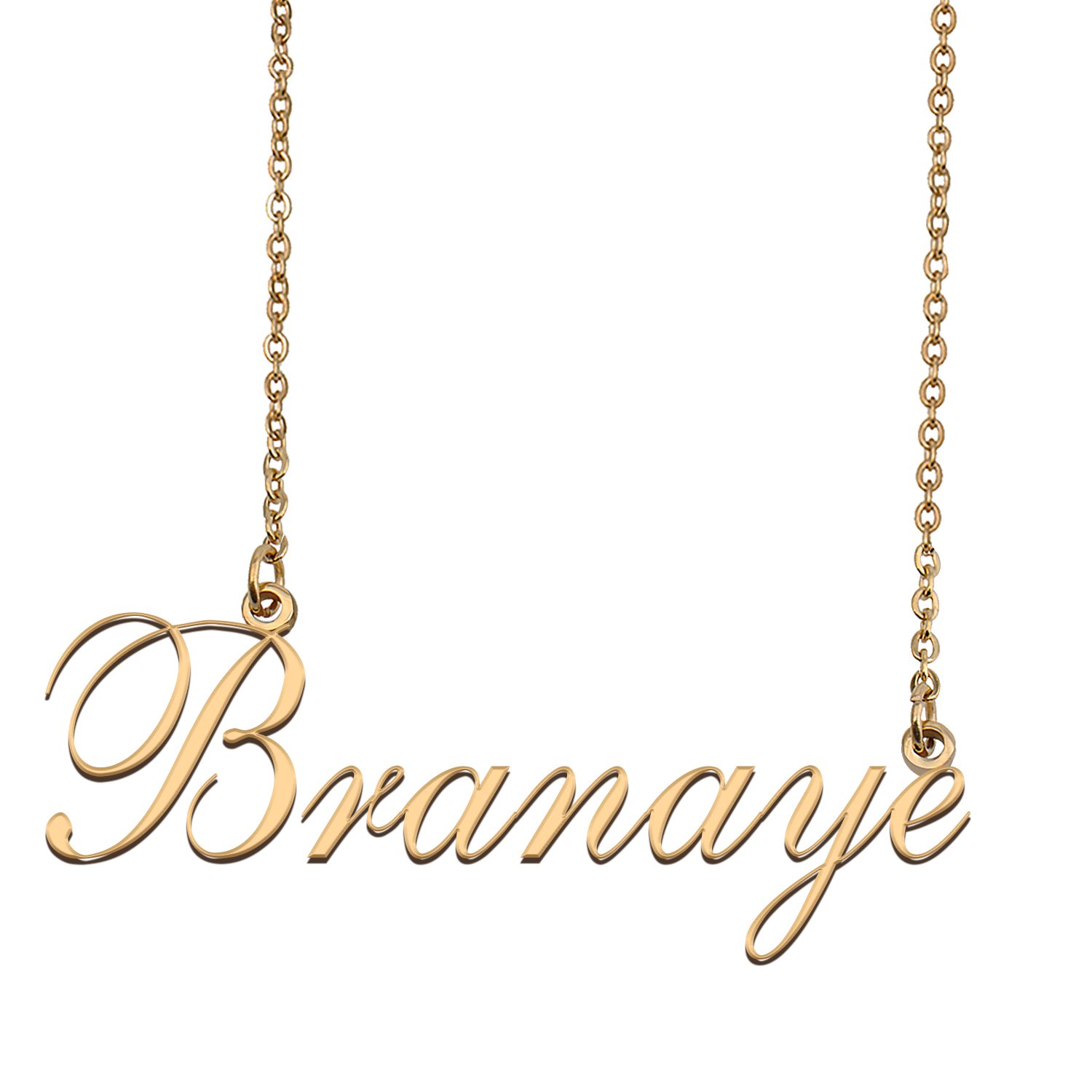 Custom Nameplate Necklace Personalized Jewelry Gifts for Women Branaye