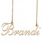 Custom Nameplate Necklace Personalized Jewelry Gifts for Women Brandi