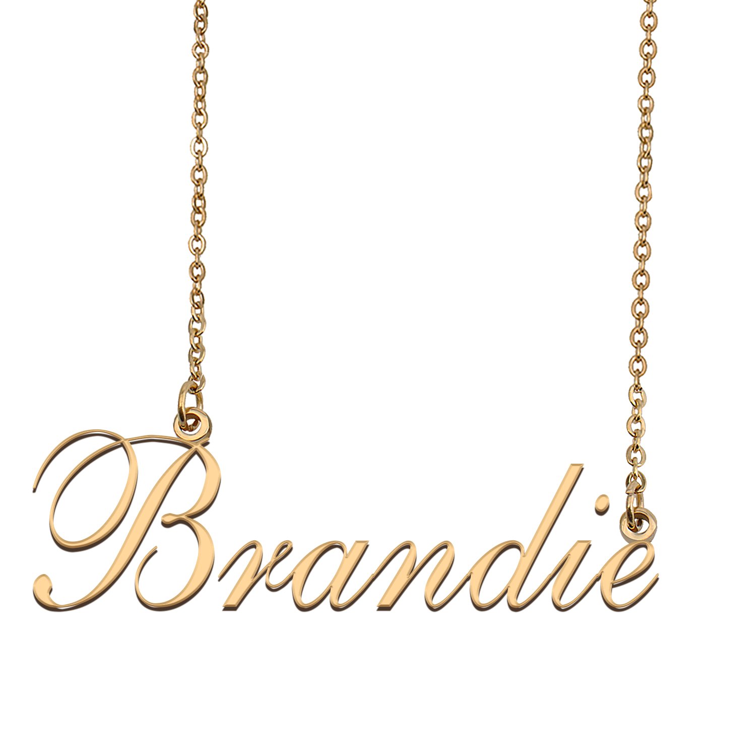 Custom Nameplate Necklace Personalized Jewelry Gifts for Women Brandie