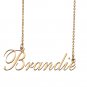 Custom Nameplate Necklace Personalized Jewelry Gifts for Women Brandie