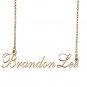 Custom Nameplate Necklace Personalized Jewelry Gifts for Women BrandonLee