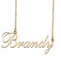 Custom Nameplate Necklace Personalized Jewelry Gifts for Women Brandy