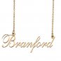 Custom Nameplate Necklace Personalized Jewelry Gifts for Women Branford