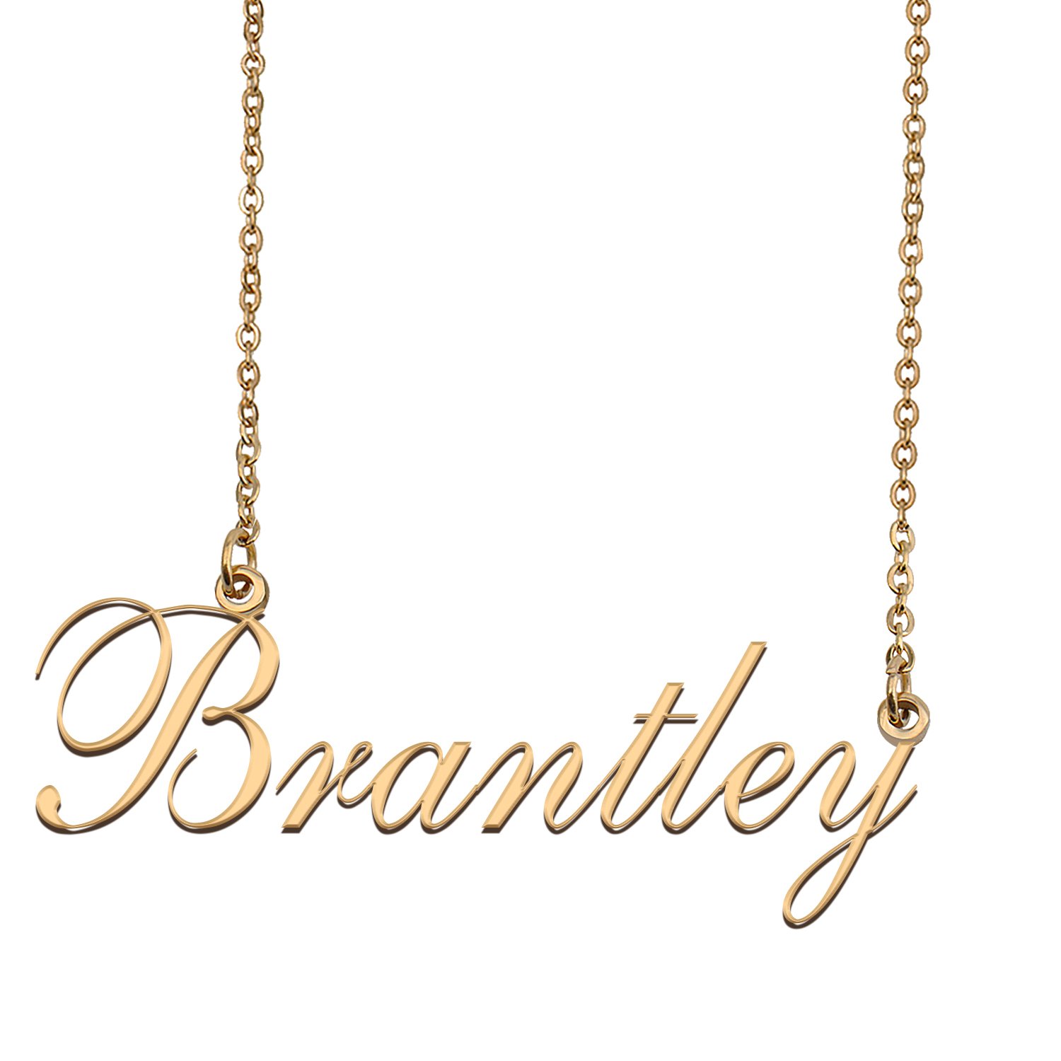 Custom Nameplate Necklace Personalized Jewelry Gifts for Women Brantley