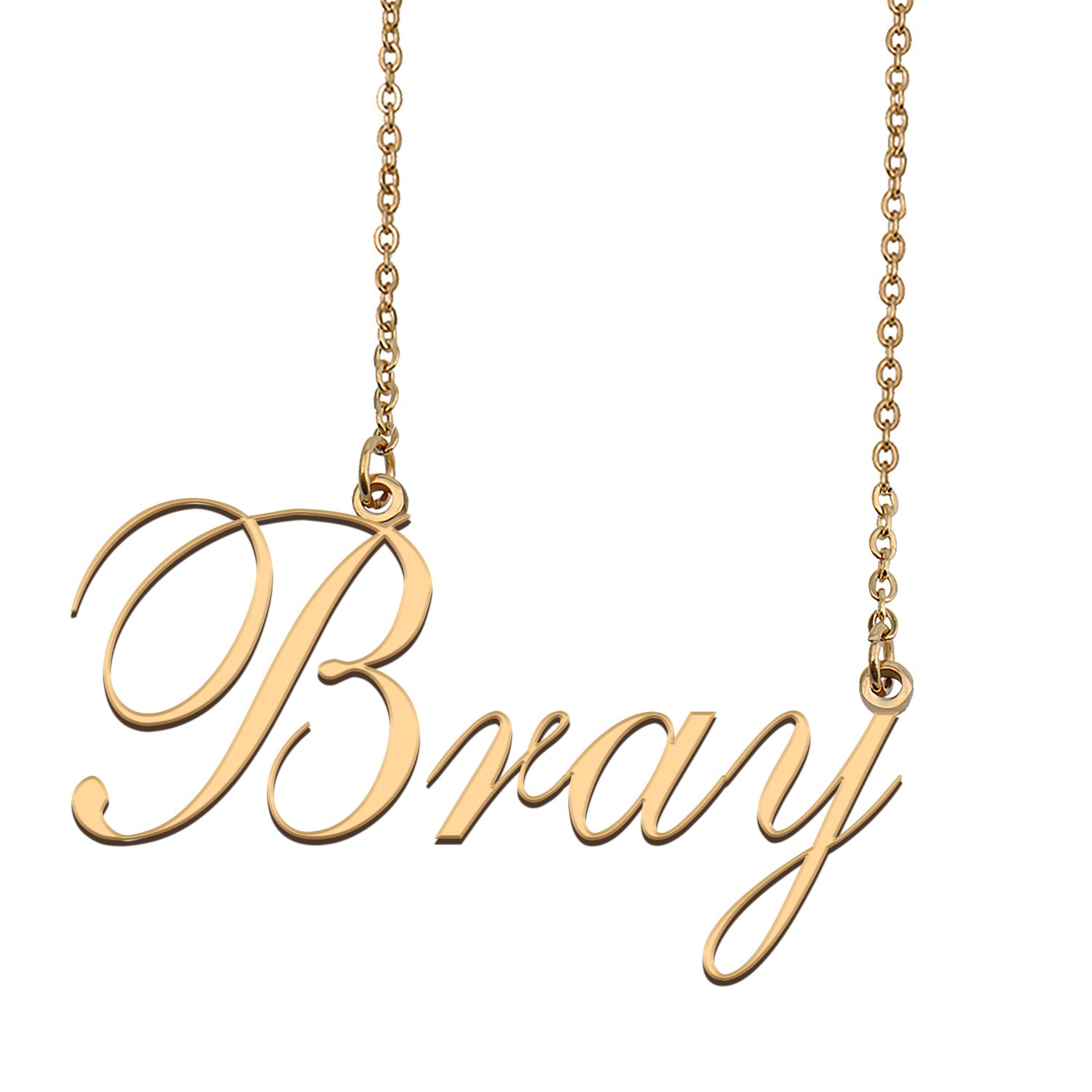 Custom Nameplate Necklace Personalized Jewelry Gifts for Women Bray