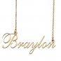 Custom Nameplate Necklace Personalized Jewelry Gifts for Women Braylon