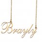 Custom Nameplate Necklace Personalized Jewelry Gifts for Women Brayly