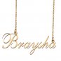 Custom Nameplate Necklace Personalized Jewelry Gifts for Women Braysha