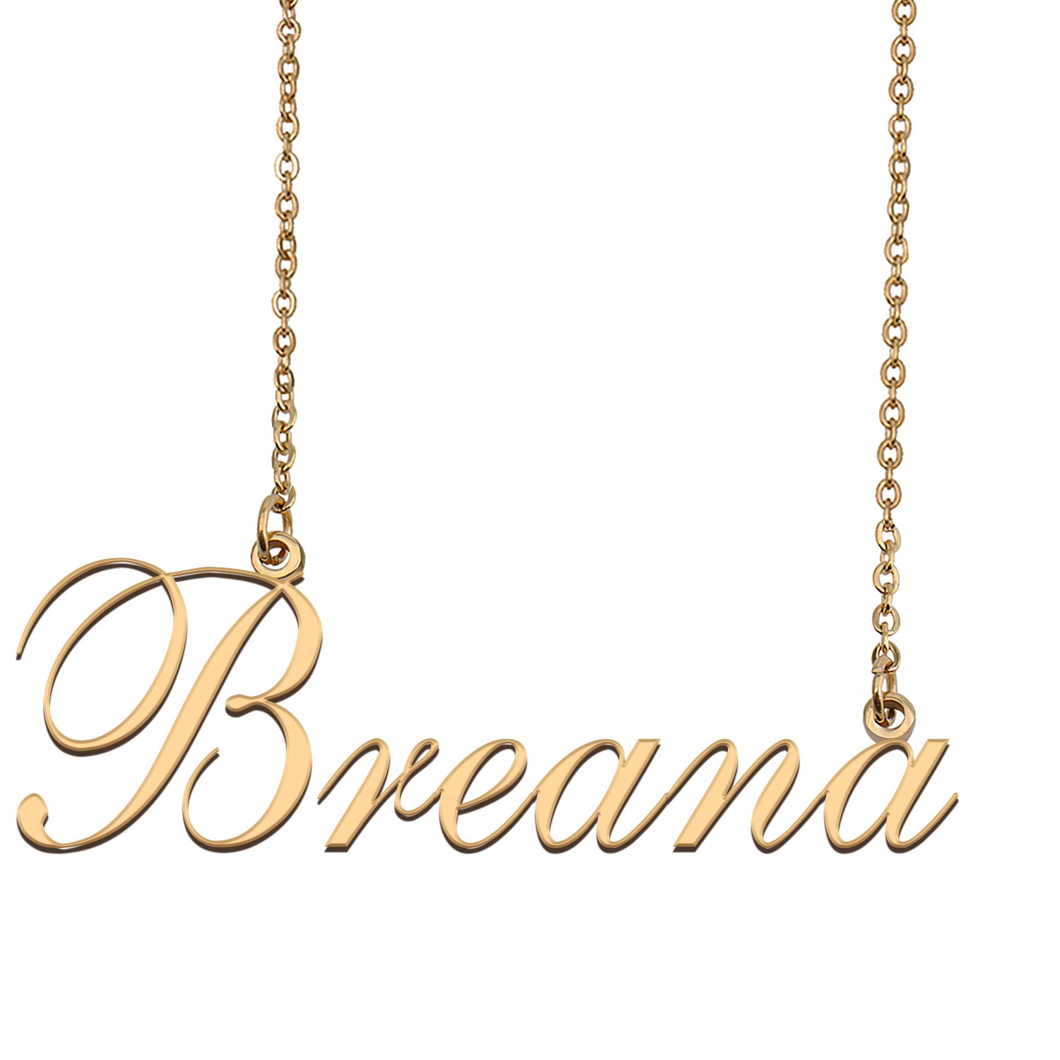 Custom Nameplate Necklace Personalized Jewelry Gifts for Women Breana