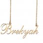 Custom Nameplate Necklace Personalized Jewelry Gifts for Women Brekyah