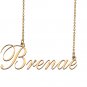 Custom Nameplate Necklace Personalized Jewelry Gifts for Women Brenae