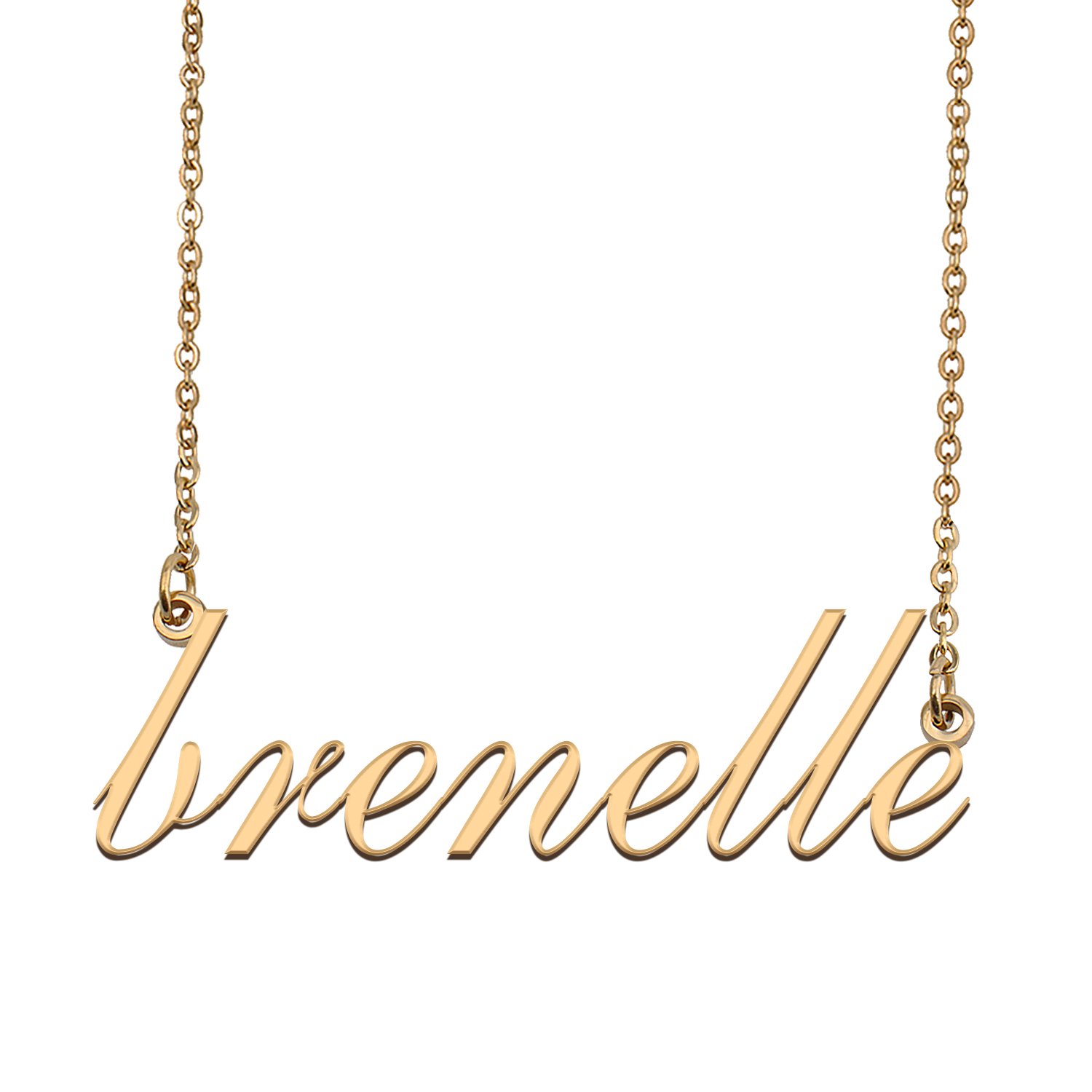 Custom Nameplate Necklace Personalized Jewelry Gifts for Women brenelle