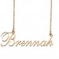 Custom Nameplate Necklace Personalized Jewelry Gifts for Women Brennah
