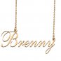 Custom Nameplate Necklace Personalized Jewelry Gifts for Women Brenny