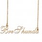 Custom Nameplate Necklace Personalized Jewelry Gifts for Women BreShunda