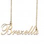 Custom Nameplate Necklace Personalized Jewelry Gifts for Women Brezella