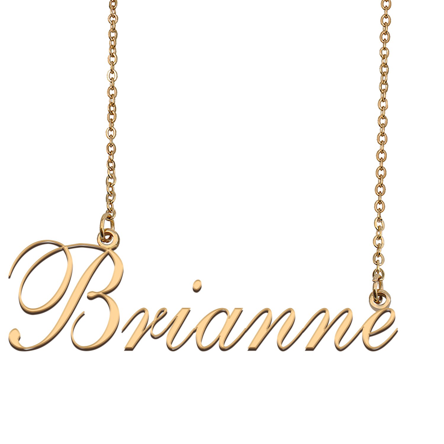 Custom Nameplate Necklace Personalized Jewelry Gifts for Women Brianne