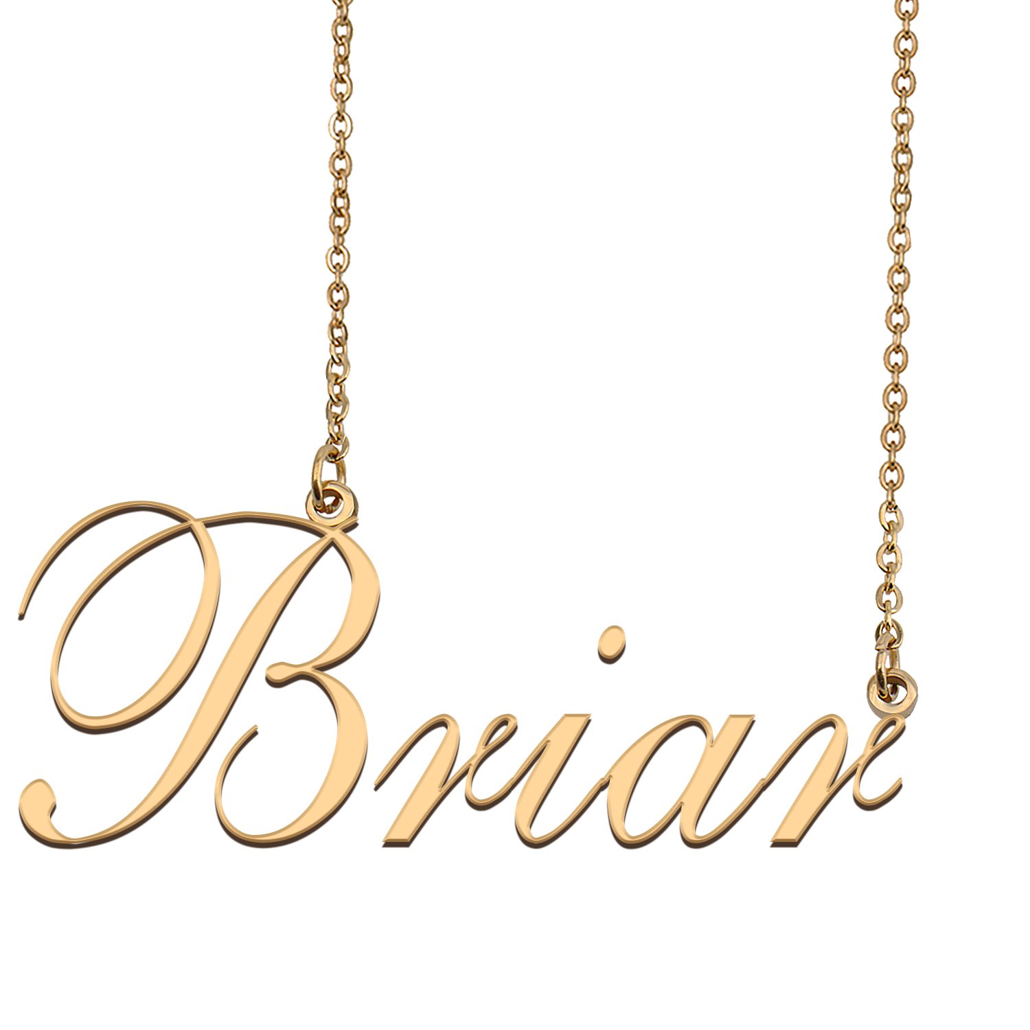 Custom Nameplate Necklace Personalized Jewelry Gifts for Women Briar