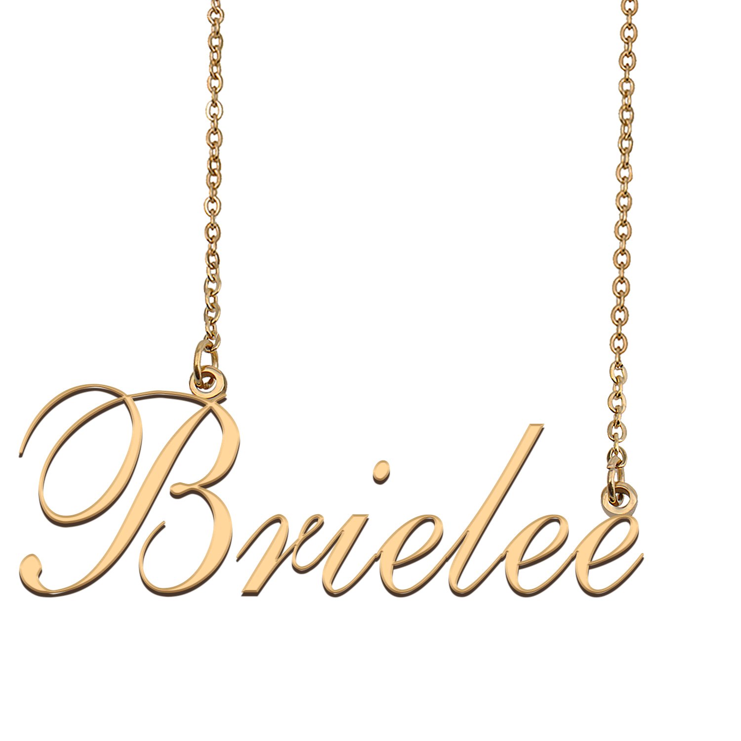 Custom Nameplate Necklace Personalized Jewelry Gifts for Women Brielee