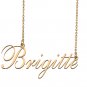 Custom Nameplate Necklace Personalized Jewelry Gifts for Women Brigitte