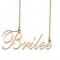 Custom Nameplate Necklace Personalized Jewelry Gifts for Women Brilee