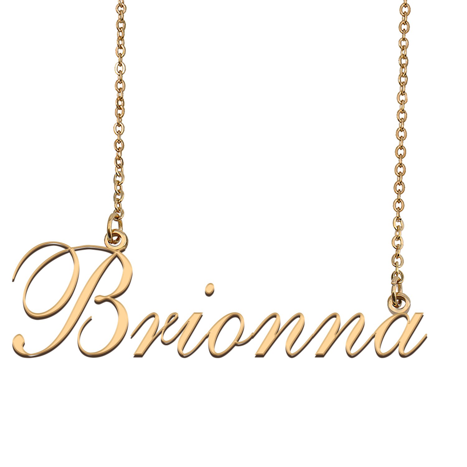 Custom Nameplate Necklace Personalized Jewelry Gifts for Women Brionna