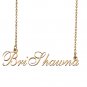 Custom Nameplate Necklace Personalized Jewelry Gifts for Women BriShawna