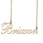Custom Nameplate Necklace Personalized Jewelry Gifts for Women Brixxon