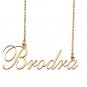 Custom Nameplate Necklace Personalized Jewelry Gifts for Women Brodra