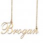 Custom Nameplate Necklace Personalized Jewelry Gifts for Women Brogan