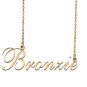 Custom Nameplate Necklace Personalized Jewelry Gifts for Women Bronzie