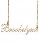 Custom Nameplate Necklace Personalized Jewelry Gifts for Women Brookelynn