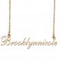 Custom Nameplate Necklace Personalized Jewelry Gifts for Women Brooklynnicole