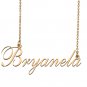 Custom Nameplate Necklace Personalized Jewelry Gifts for Women Bryanela