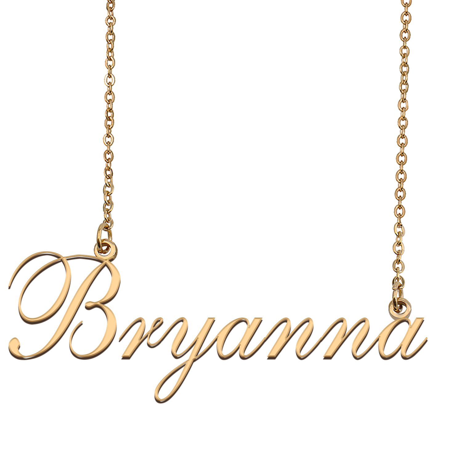 Custom Nameplate Necklace Personalized Jewelry Gifts for Women Bryanna