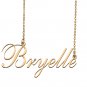 Custom Nameplate Necklace Personalized Jewelry Gifts for Women Bryelle