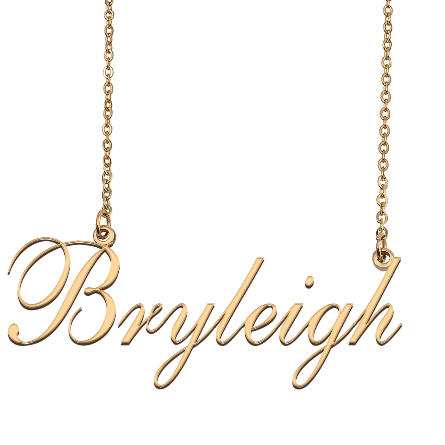 Custom Nameplate Necklace Personalized Jewelry Gifts for Women Bryleigh